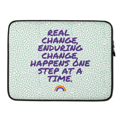 Real Change, Enduring Change Laptop Sleeve