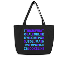 This Is What Genderqueer Looks Like Large Organic Tote Bag