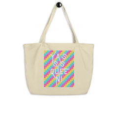 Yasss Queen Large Organic Tote Bag
