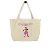 Heteronormativity Is A Cult Large Organic Tote Bag