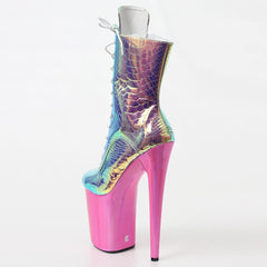 Club Kid Snake Print Stiletto Boots