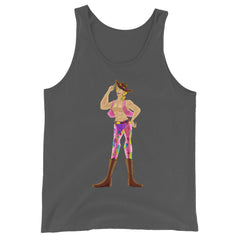 Gay Cowboy Unisex Tank Top