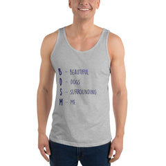 BDSM (Beautiful Dogs Surrounding Me) Unisex Tank Top