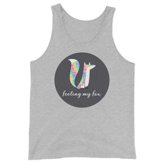 Feeling My Fox Unisex Tank Top