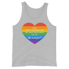 It's Not Pie Unisex Tank Top