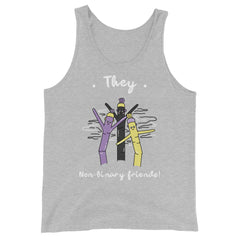 They Non-Binary Friends Unisex Tank Top
