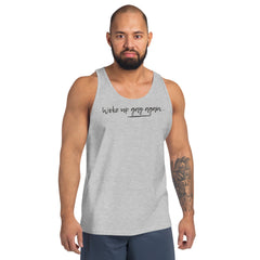 Woke Up Gay Again Unisex Tank Top