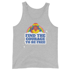 Find The Courage To Be Free Unisex Tank Top