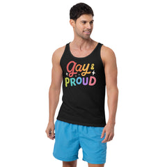 Gay & Proud Unisex Tank Top
