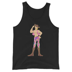Gay Cowboy Unisex Tank Top