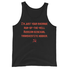 Russian Bisexual Transvestite Hooker Unisex Tank Top