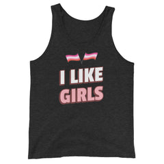 I Like Girls Unisex Tank Top