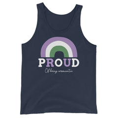 Proud Of Being Aromantic Unisex Tank Top