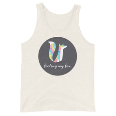 Feeling My Fox Unisex Tank Top