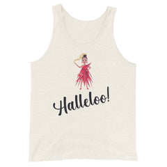 Halleloo! Drag Queen Unisex Tank Top