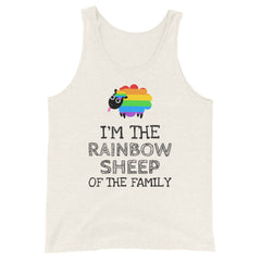 I'm The Rainbow Sheep Of The Family Unisex Tank Top