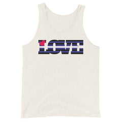 LeaTher Pride Love Unisex Tank Top