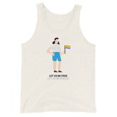 Let Us Be Free Let Us Be Proud Unisex Tank Top