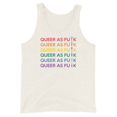 Queer As Fu#k Unisex Tank Top