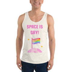 Space Is Gay Unisex Tank Top