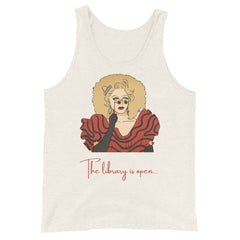 The Library Is Open (Rupaul) Unisex Tank Top