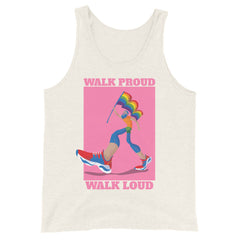 Walk Proud Walk Loud Unisex Tank Top