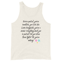 You Look Like Linda Evangelista Unisex Tank Top