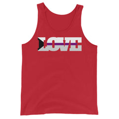 Demisexual Love Unisex Tank Top
