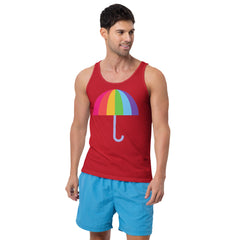 Gay Umbrella Unisex Tank Top