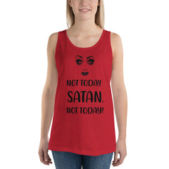 Not Today Satan Unisex Tank Top