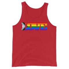Progress LGBT Love Unisex Tank Top
