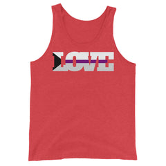 Demisexual Love Unisex Tank Top