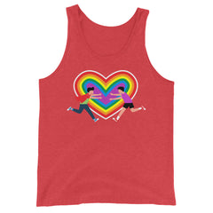 Gay Couple Unisex Tank Top