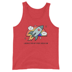 Liberals For Gay Space Socialism Unisex Tank Top