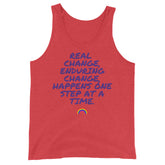 Real Change, Enduring Change Unisex Tank Top