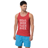 Real Men Take Dick Unisex Tank Top