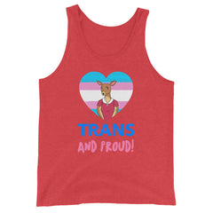 Trans And Proud Unisex Tank Top