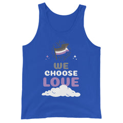 Asexual We Choose Love Unisex Tank Top