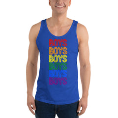 Boys Boys Boys Unisex Tank Top