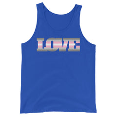 Demigirl Love Unisex Tank Top