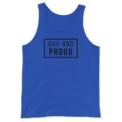 Gay And Proud Unisex Tank Top