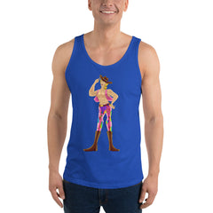 Gay Cowboy Unisex Tank Top