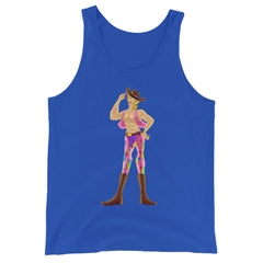 Gay Cowboy Unisex Tank Top