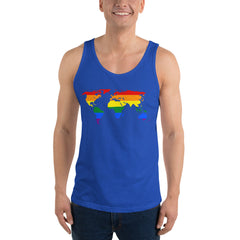 Gay Map Unisex Tank Top