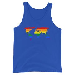 Gay Map Unisex Tank Top