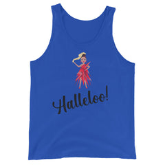 Halleloo! Drag Queen Unisex Tank Top