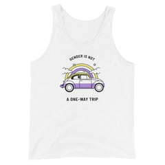 Gender Is Not A One-way Trip Unisex Tank Top