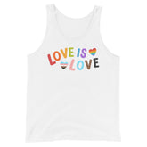 Love Is Love  LGBTQ Unisex Tank Top