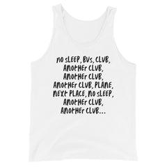 No Sleep, Bus, Club, AnoTher Club Unisex Tank Top