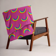 Rainbow Throw Blanket